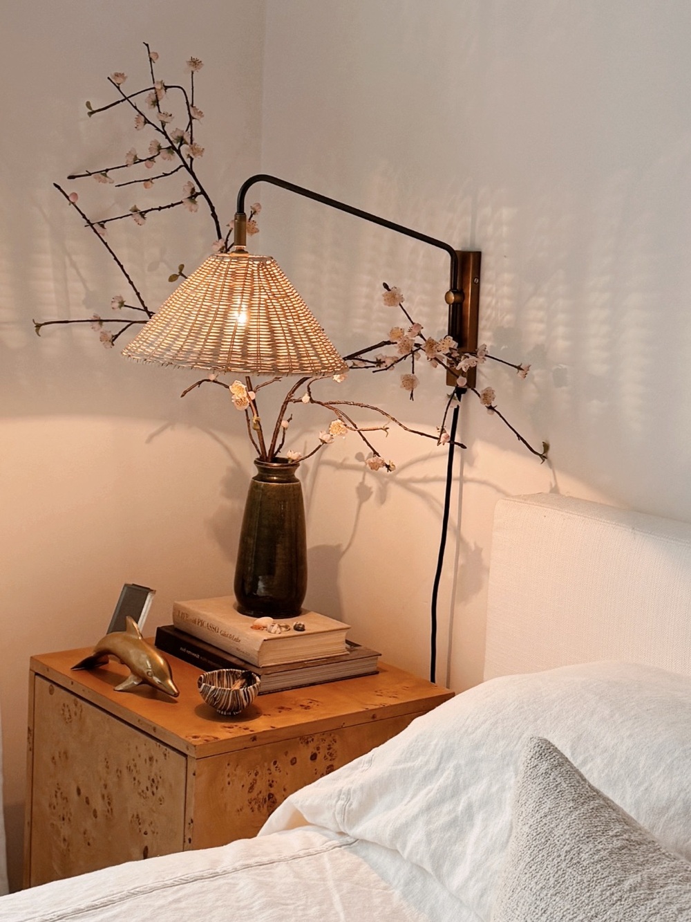 Three West Elm Cherry Blossom Branches